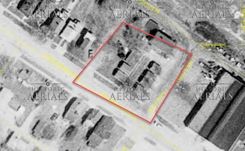 Petersons Cabins - 1978 Aerial (newer photo)